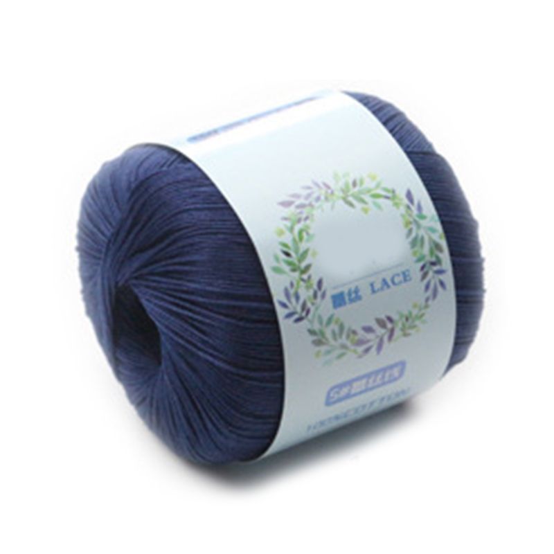 1 Roll Mercerized Cotton Cord Thread Medium Fine Solid Color DIY Hand Knitting Yarn for Embroidery Crochet Pearl Lace: 11