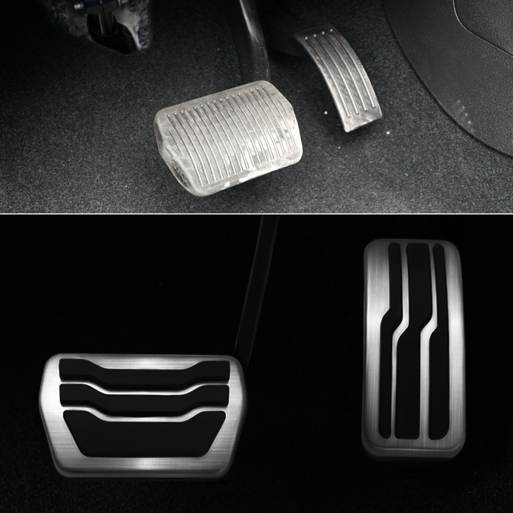 Auto Gas Rem Pedaal Cover Voor Mazda 3 Axela BP CX-30 CX30 2019-2022, Auto Rvs Accelerator Voetsteun Pedaal Rem Koppeling Rempedaal Treadle Accessoires,A/Footrest Pedal 1pcs