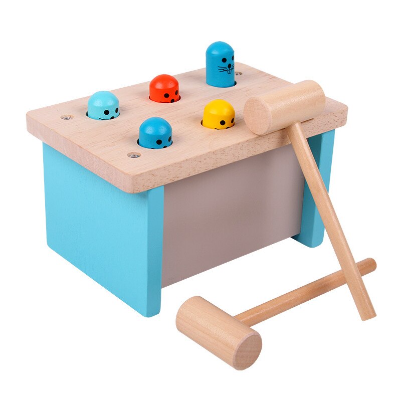 Kinderen Beat Hamster Speelgoed Kawaii Leuke Houten Speelgoed Reactie Praktijk Kind Kids Familie Interactieve Spelletjes Hamer Hit Game: Default Title