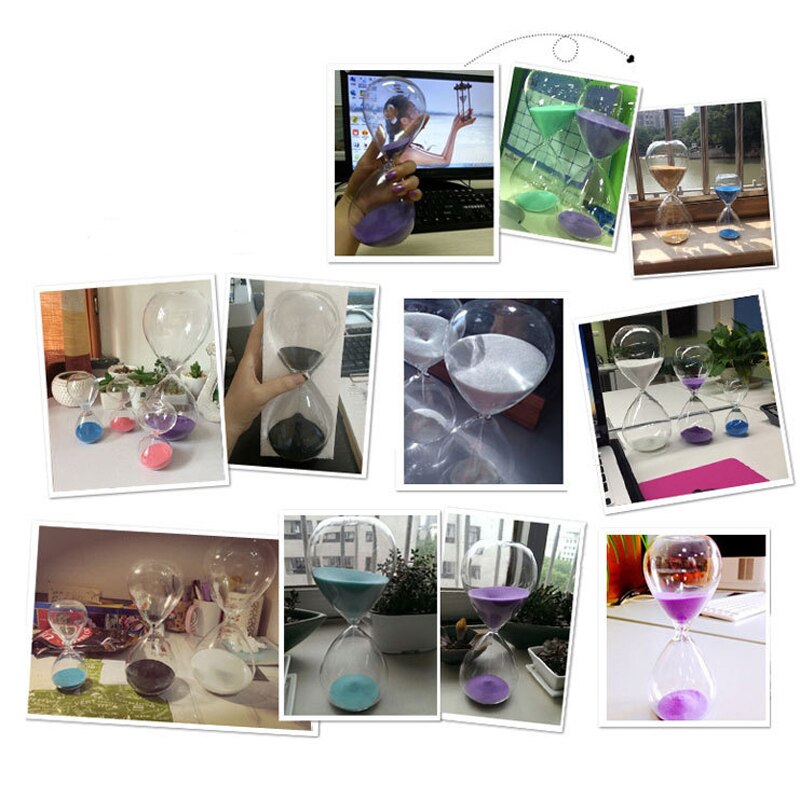 Creatieve Zand Klok Zandloper Timer Klok Zandloper Thee Timers Craft Als Delicate Home Decoraties 5/10/30/60Min