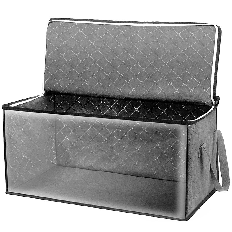 1Pc Kleding Opslag, Opvouwbare Deken Opbergzakken, Opslag Containers Voor Het Organiseren, Kleding, Slaapkamer, Kast, Slaapzaal, Organisator