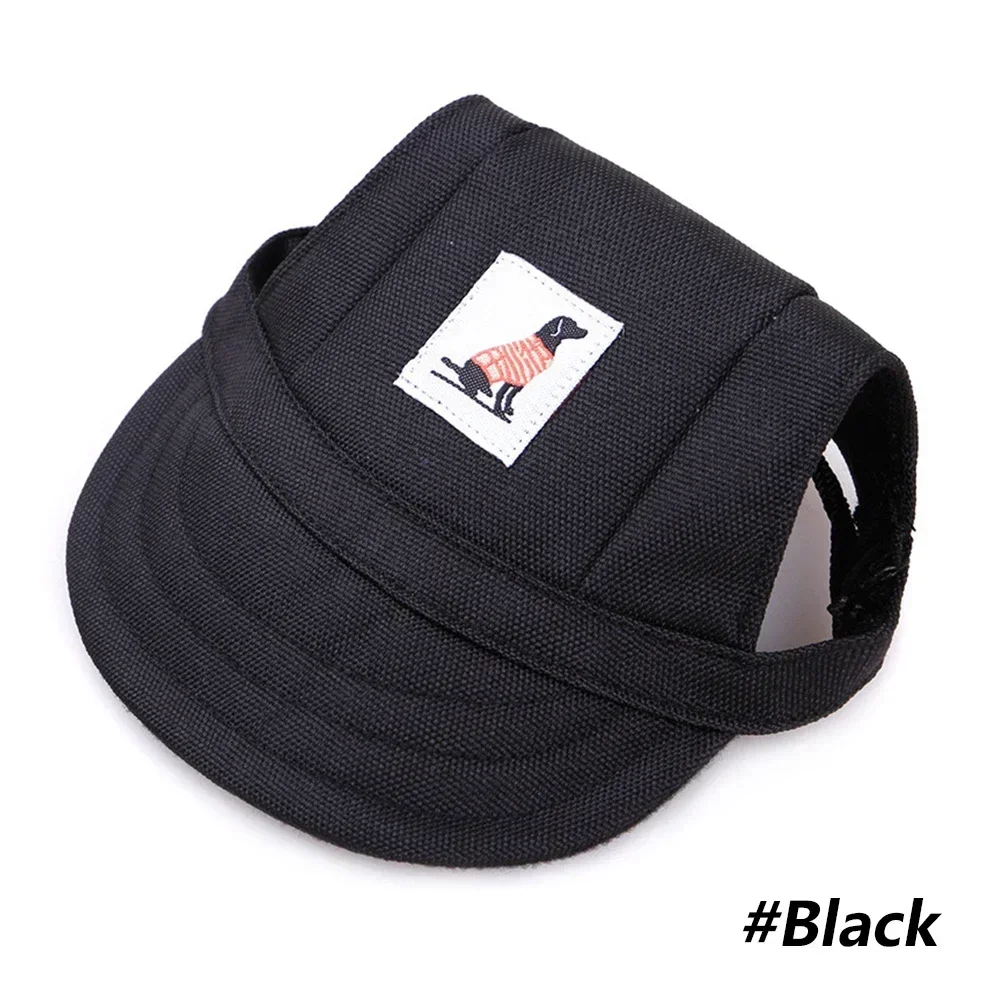 Pet Dog Baseball Cap Hat with Neck Strap Adjustable Comfortable Ear Holes for Small Medium Large Dogs in Ourdoor Sun Protection: S / Red