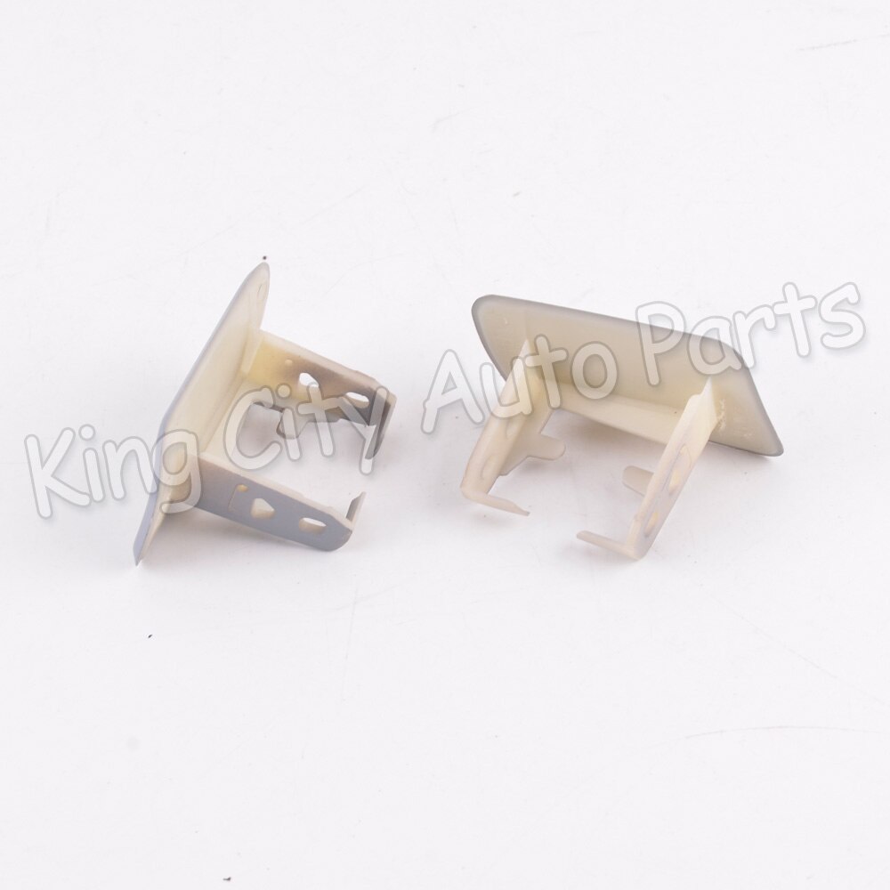 CAPQX 1Pair For BMW X3 E83 M 2003 Car Left & Right Headlight Washer Primed Nozzle Jet Cover Cap 61673416176 61673416175