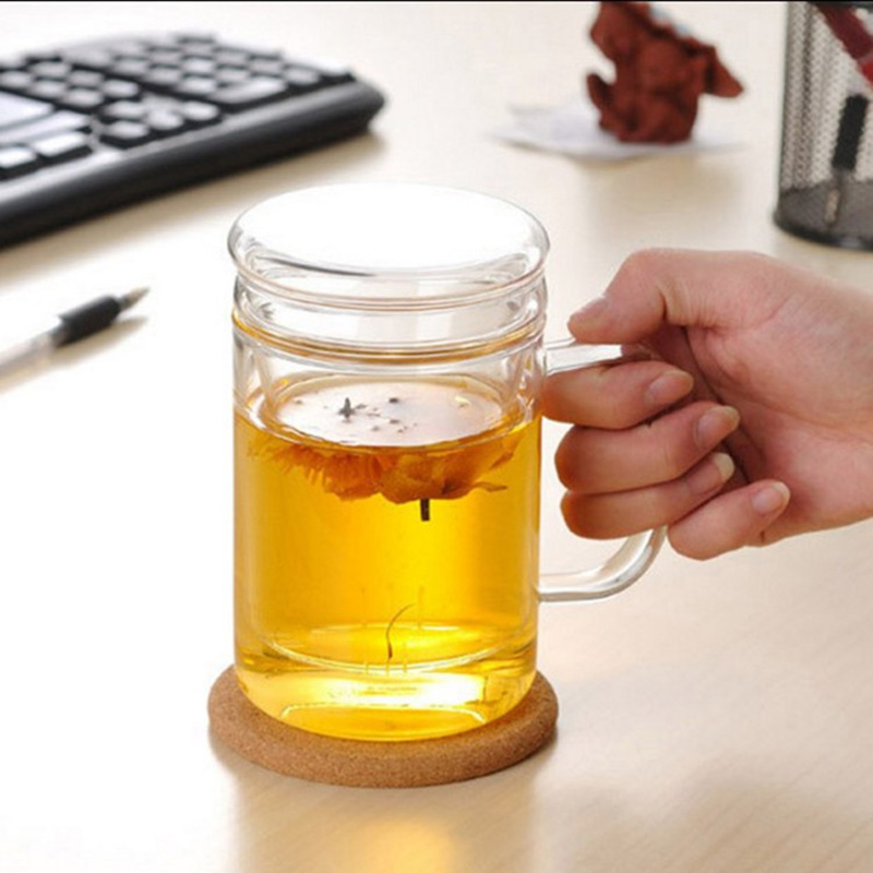 400ML gabinet znakomity szklana filiżanka zaparzacz robić herbaty filiżanki kwiatowe odporność na wysoką temperaturę otwarty płomień podgrzewany kubek na mleko z herbatą owocową