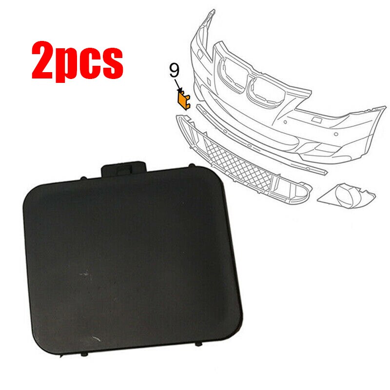 Parachoques delantero remolque ojo gancho tapa para BMW E60 5 Series 2003 M Trim