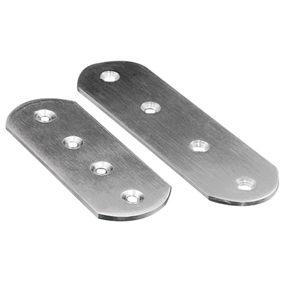 6pcs Repair Brace Plate Flat Straight Stainless Steel Widen Fixing Thicken Cabinet Hardware Joining Accessories Corner Bracket
