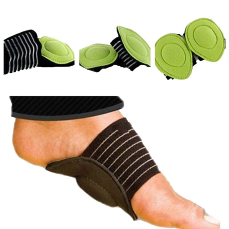 1 Paar Strutz Cushioned Arch Voet Ondersteuning Verlagen Fasciitis Plantaris Pijn Correctie Night Voetverzorging Corrector Duim Goodnight