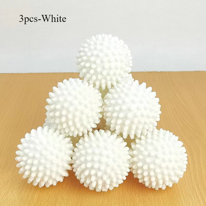 Anti-wrap laundry ball round pure white magic cleaning drum washing machine laundry dryer balls washing machine cleaner: army green