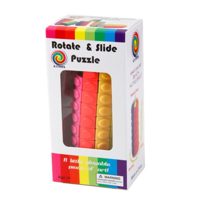 Kleur Cube Decompressie Speelgoed Cilindrische Cube Speed Twist Puzzel Kind Educatief Speelgoed Baby Spel: 7