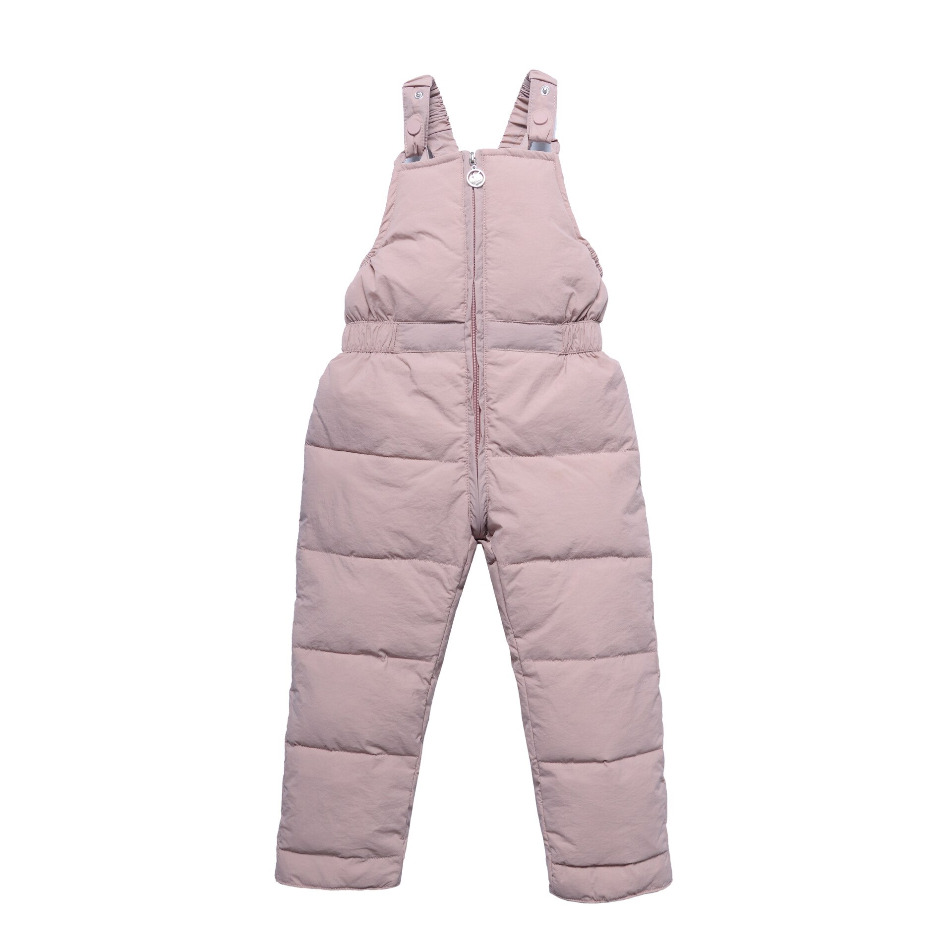 Winter Kinderen Beneden Katoenen Broek Verdikte Kinderkleding Bib Broek Katoenen Broek Meisjes Rompers: Lavendel / 110cm