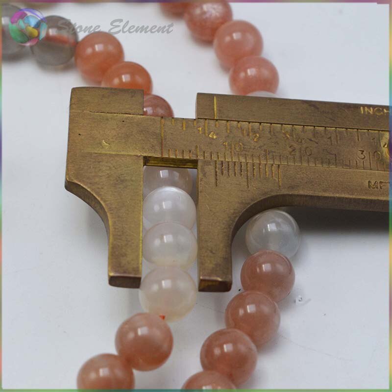 Buona Qualità di colore Misto Naturale di Pietra di luna Branelli Allentati Rotondi 6mm, 8mm, 10mm