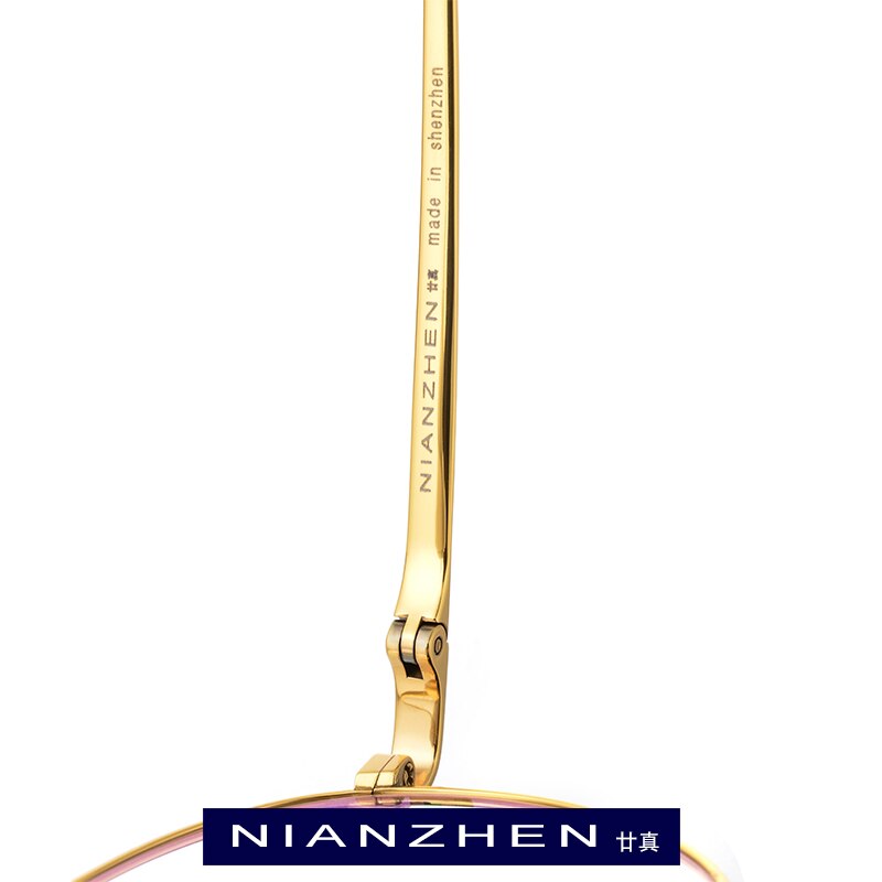 Pure Titanium Glasses Frame Men Vintage Round Myopia Optical Prescription Eyeglasses Women Female Retro Oval Korea Eyewear