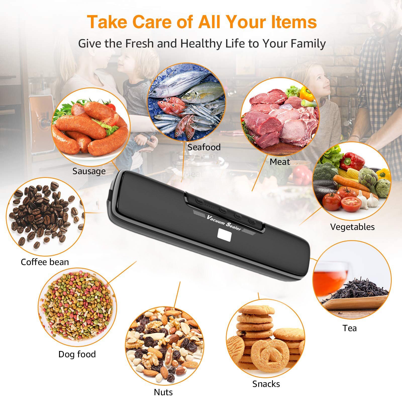 Huishoudelijke Vacuum Sealer Kan Verzegelen Voedsel Houden Voedsel Verse Automatische Commerciële Huishoudelijke Food Vacuum Sealer Verpakking # G30