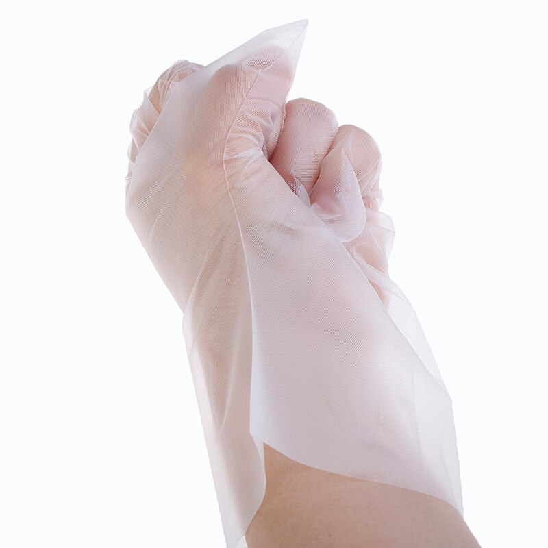 100Stck Lebensmittel Klasse Einweg PE Handschuhe Anti-statische Kunststoff Handschuhe Für Lebensmittel Reinigung Kochen Restaurant Küche Zubehör