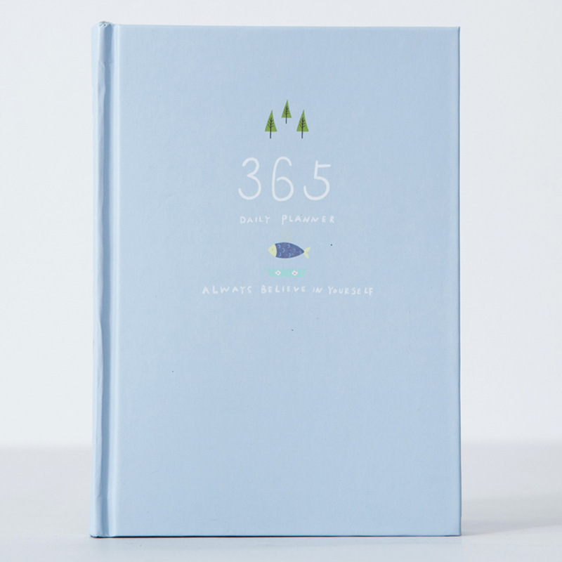 365 Days Personal Diary Planner Hardcover Notebook A5 Diary Office Weekly Schedule Stationery Office School Notebook Supplies
