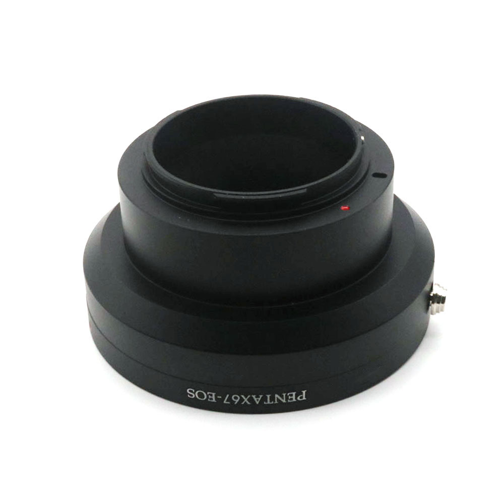 Anillo adaptador de montaje Pentax67-EOS para cámara, accesorio para Pentax 67 67II 6x7 series PK67, lente de formato medio a Canon EOS EF