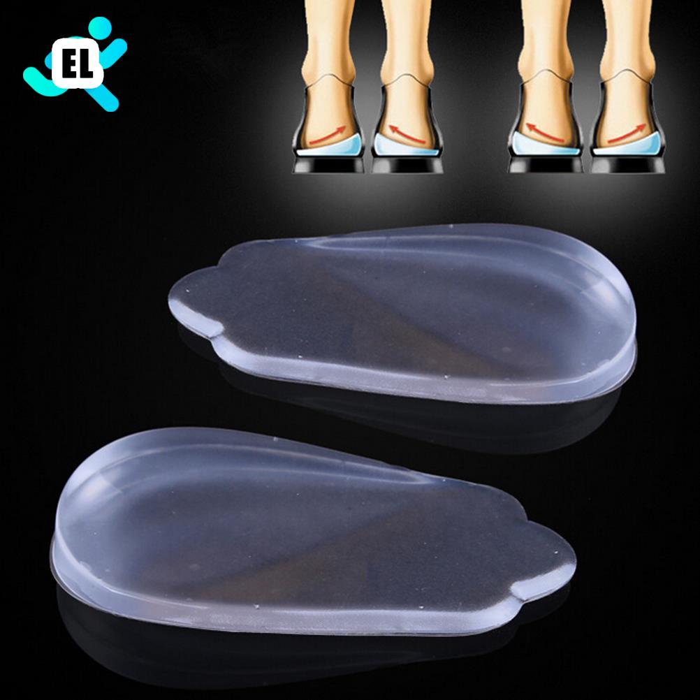 1 Paar Clear Silicone Ondersteuning Pad Voor Hoge Hakken Platvoeten Steunzolen Orthopedische Inlegzolen Corrector Voor Schoenen Vrouw Voeten Zorg