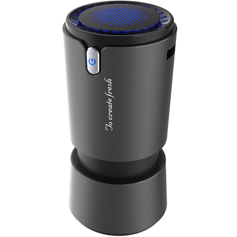 Car Air Purifier HEPA Fresh Air Negative Ion Cleaner Oxygen Removes PM2.5 Smoke Odors Ionizer Away From Air Purifier for Car