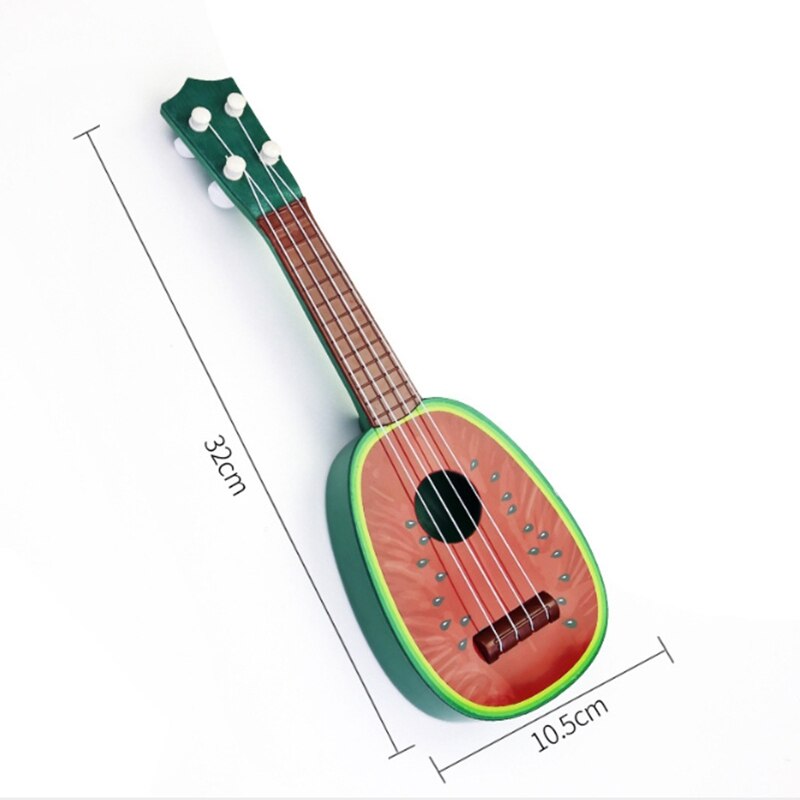 Vauva lasten opettavainen soitin lelu kitara hedelmäkitara mini voi soittaa ukulele -vesimelonia