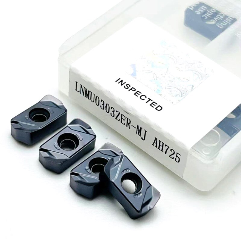 EXNR03 turning high-speed insert LNMU0303ZER MJ AH725 carbide double-sided rapid feed EXNR03R cutting tool insert LNMU 0303