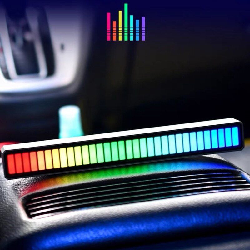 RGB Music Sound control LED light app control Pickup Voice Activated Rhythm Lights color Ambient LED Light bar Ambient Light