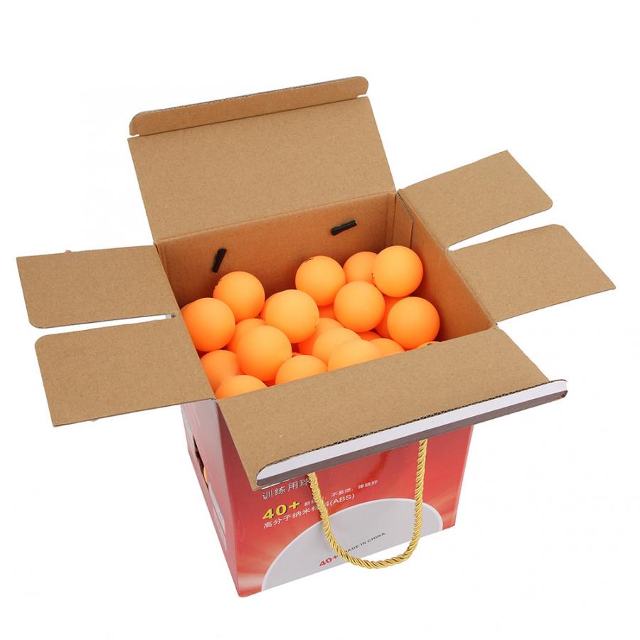 Pingpong Bal 100 Pcs Professionele Naadloze Tafeltennis Ping Pong Ballen Anti-Burn Hoge Elasticiteit Voor Training Accessoire