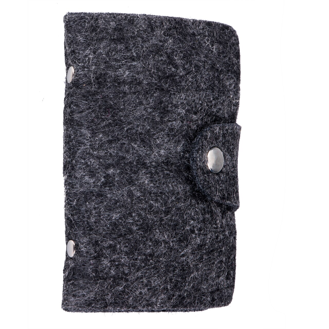 Herre dame metall id kredittkortholder rfid protector aluminium lommebok kortveske: Mørk grå