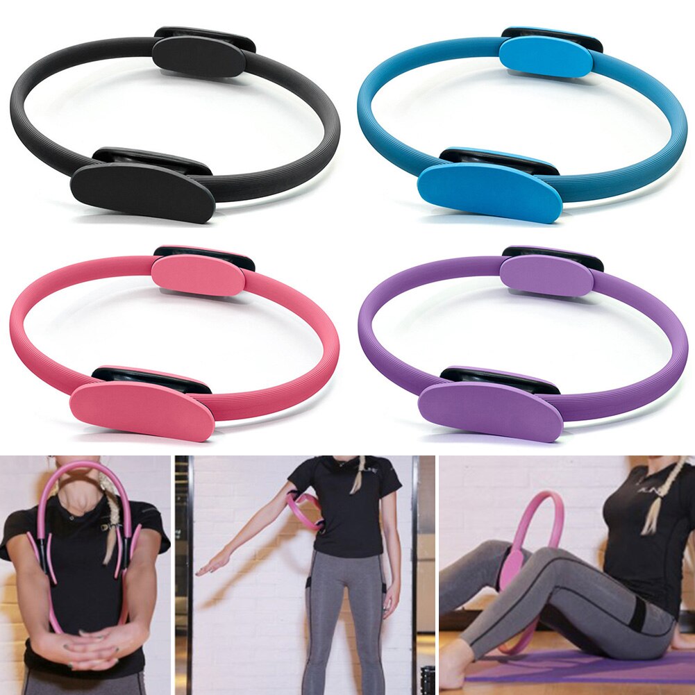 Gym trening hjemmetrening pilates sirkel yoga fitness kvinner sport motstand muskel verktøy magiske ring tilbehør