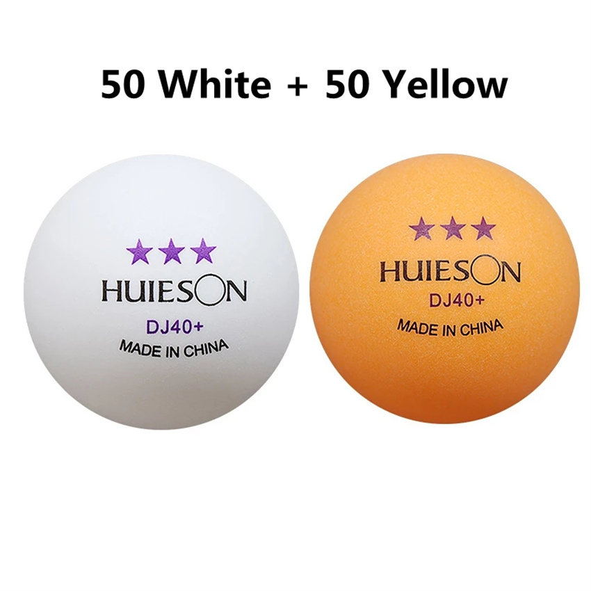 3 estrellas 20 ~ 100 Uds ABS 40 + Material pelotas de tenis de mesa pelotas de Ping Pong profesionales pelotas de entrenamiento: Naranja