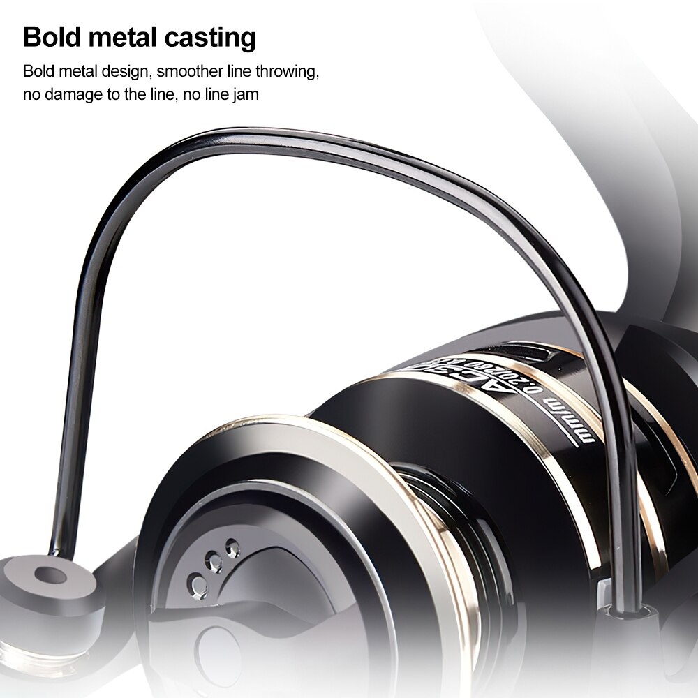 Spinnewiel Vissen Reel Snelheid Verhouding 5.2:1 Alle Metalen Rocker Spool U-Vormige Reel Seat Roterende Zee Hengel Tool Shimano