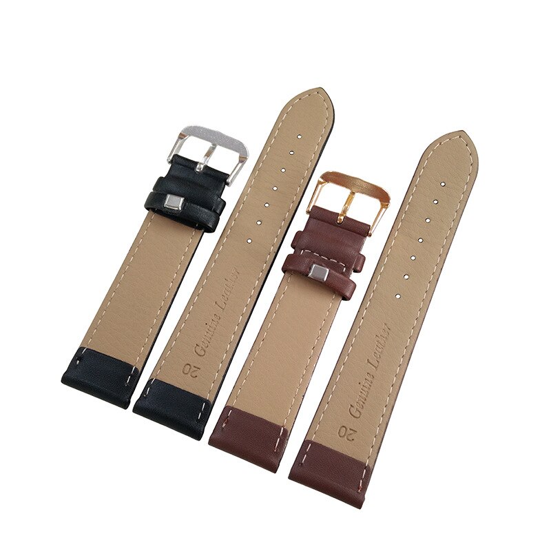 Lederen Horlogebanden Horloge Accessoires Bruin Kleur Horloge Riem Vervanging Diy Handgemaakte Gesp Band Strap
