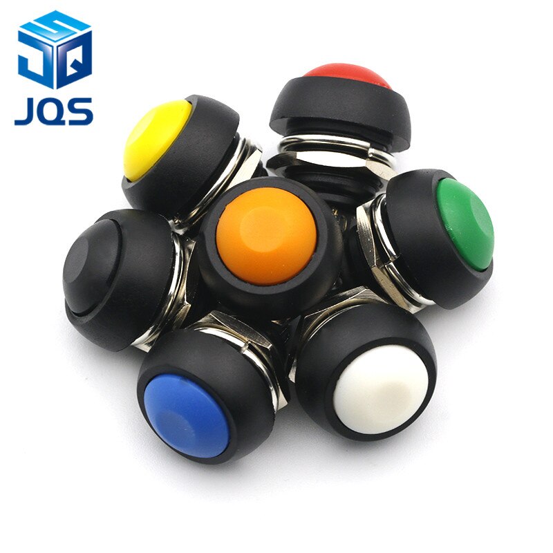 12mm PBS-33B Waterproof Momentary ON OFF Push Button Swithch Mini Round Switch