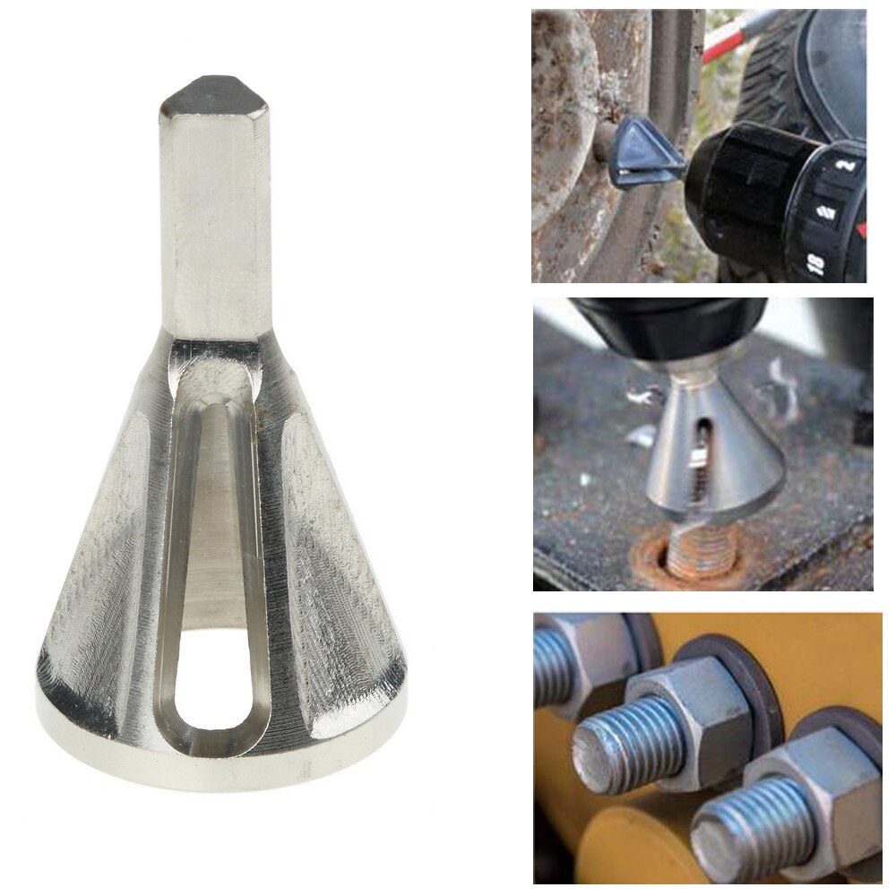 Schroef Ontbramen Band Reparatie Tools Silver Externe Afschuining Tool Boor Verwijderen Schroef Hoofd Burr Chuck Boor Accepteren