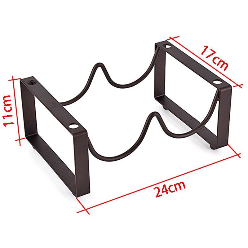 Red Wine Rack European Style Wrought Iron Restaurant Decoration Wine Frame Stacking Wine Bar Bottle Home Storage Rack