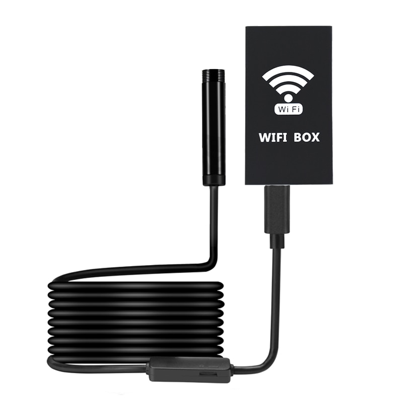 TISHRIC 8MM Wifi Endoscope Camera for Mobile Inspection Camera 1200P Endoscope for Cars/Smartphone/Android Borescope Camera