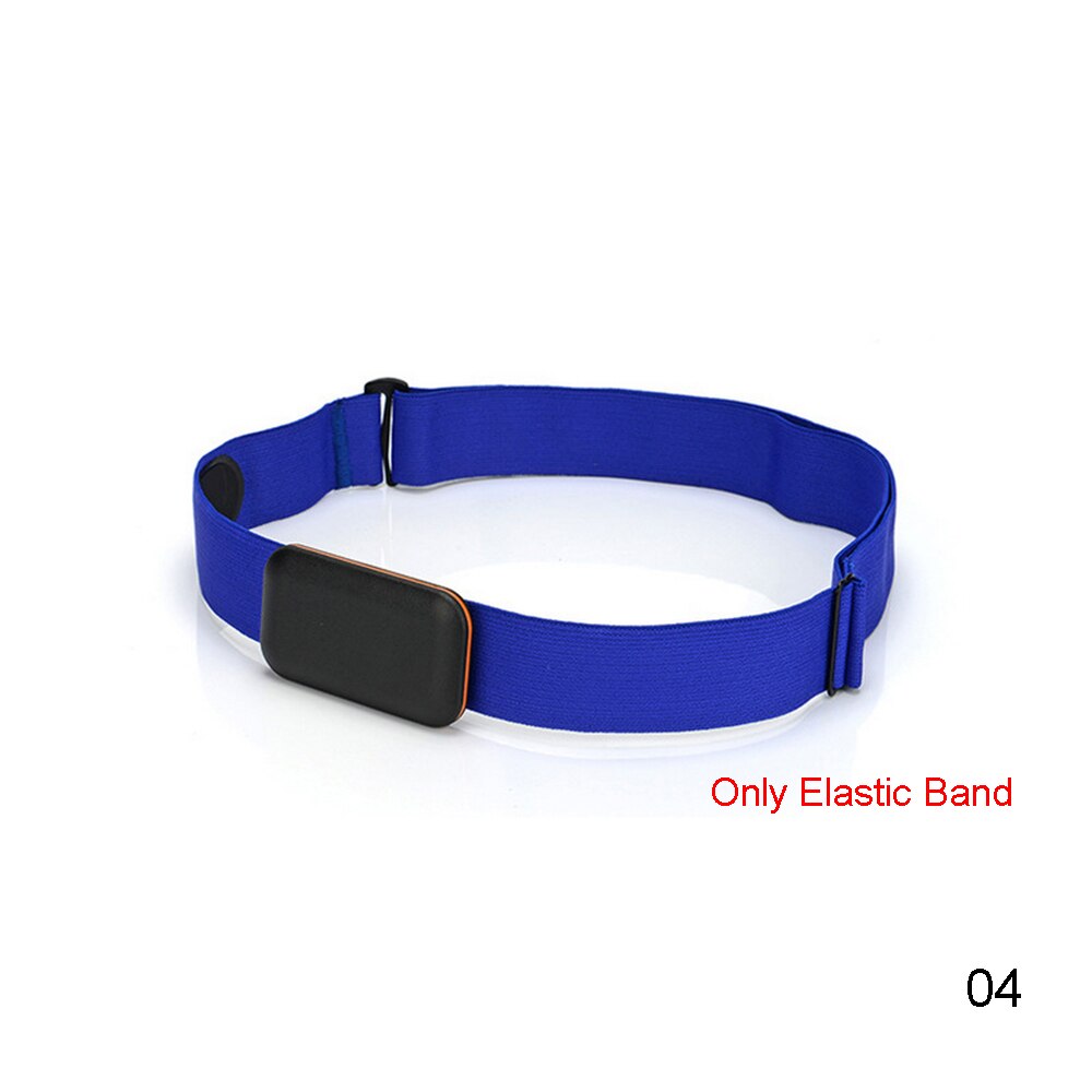 Heart Rate Monitor Sport Running Sensor Adjustable Chest Strap For Wahoo Garmin Polar Connected Outdoor Band: Dark Blue(only belt)