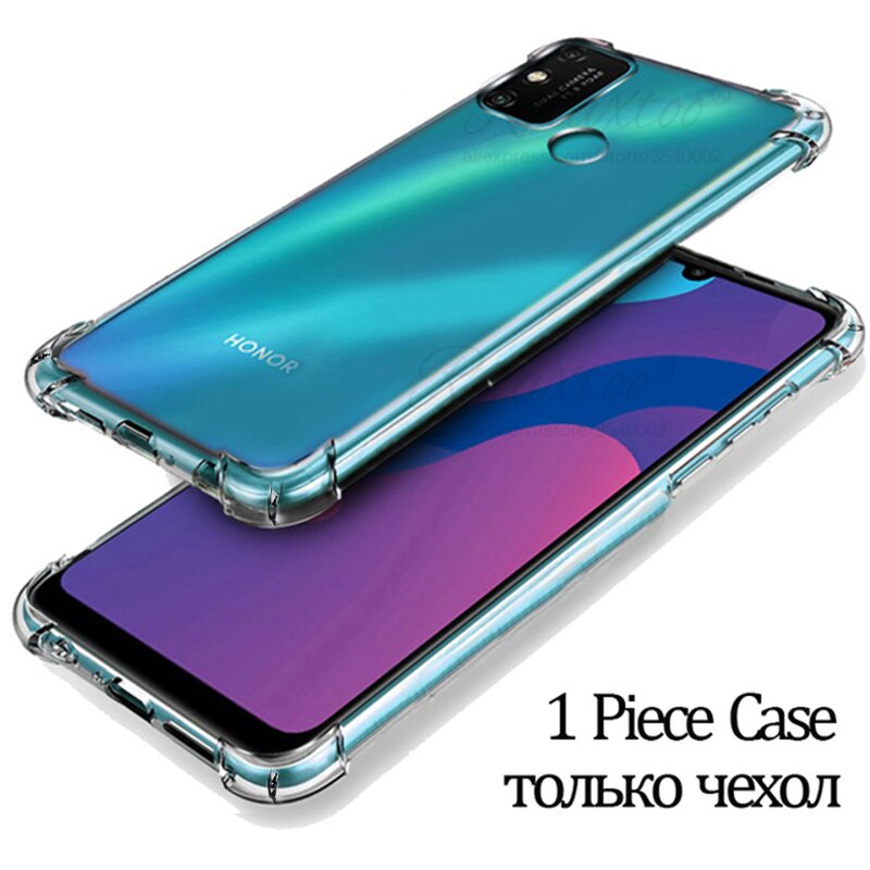3in1 di protezione della Macchina Fotografica di vetro per Il caso di Huawei Honor 9a 9 un moa-lx9n Temperato protezione dello schermo di vetro della copertura completa hono9 un honor 9a 9h: solo Case