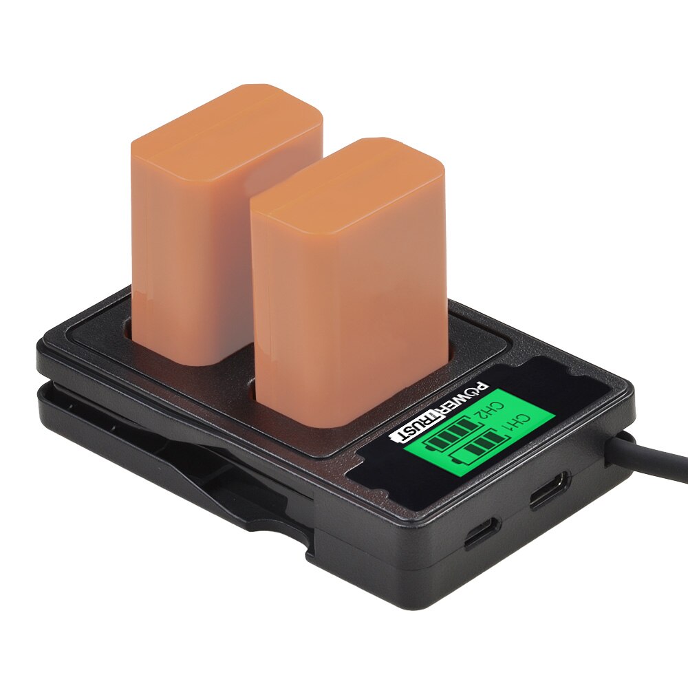 Batería y cargador NP-FW50, Compatible con Sony Alpha A6000, A6400, A6100, A6300, A6500, A5100, A5000, A3000, A55, serie 7