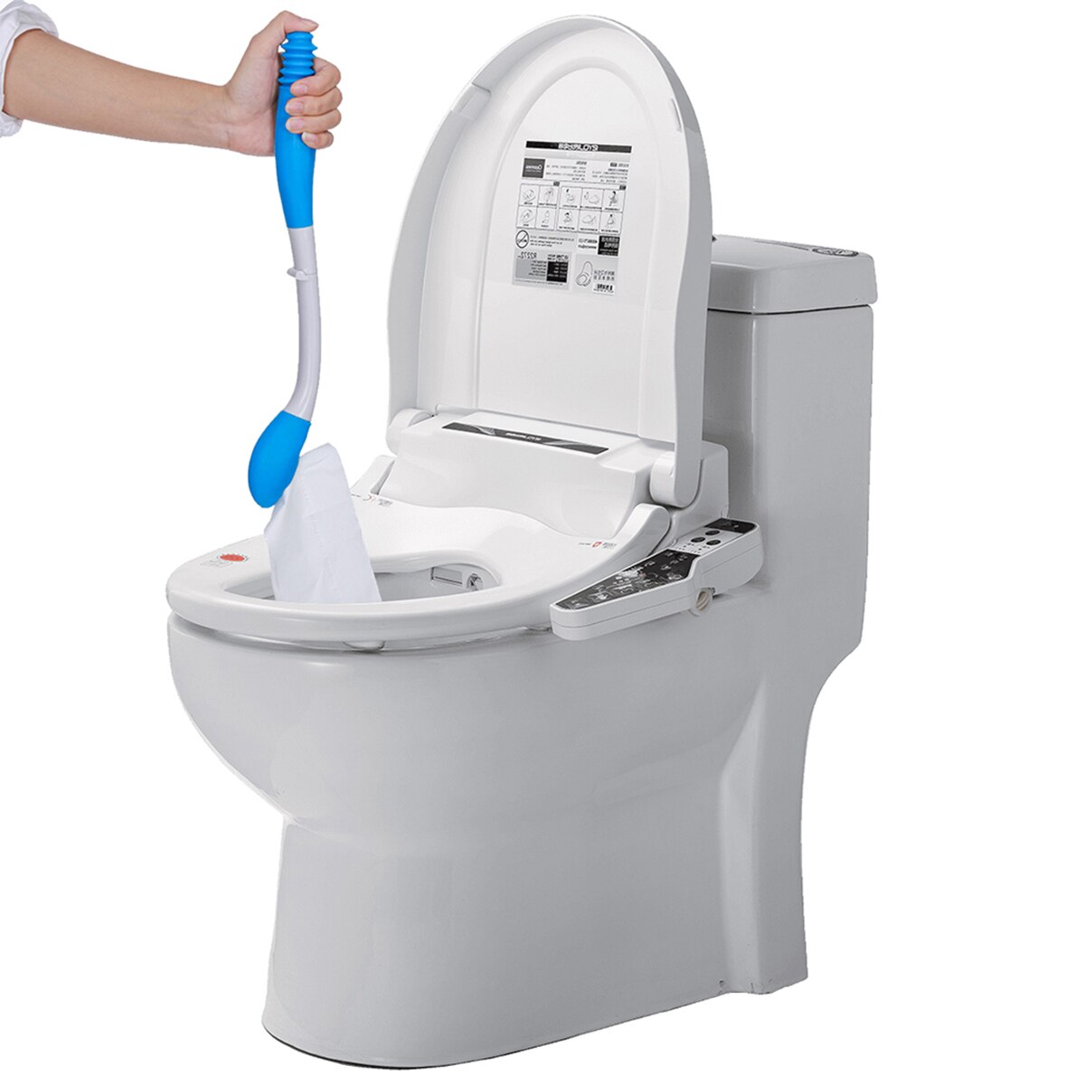Toilet Aid for Wiping, Folding Comfort Wipe Self Assist Toilet Aid for Limited Mobility