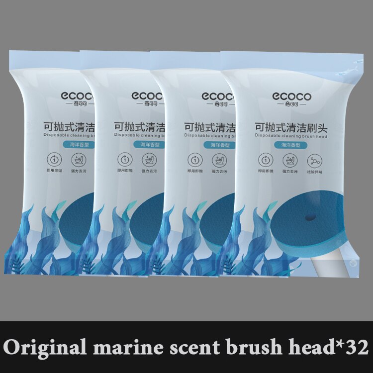 Wegwerp Wc Borstel Huishouden Muur Gemonteerde Kan Worden Gegooid Zonder Dode Hoeken Cleaning Toiletborstel Badkamer Accessoires: 32 brush heads A