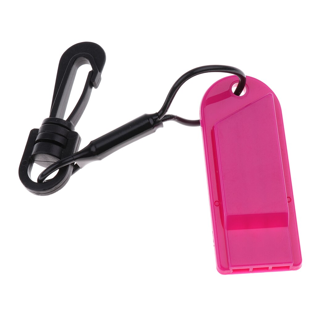 20 Cm/7.87 Inch Veiligheid Fluitje Met Swivel Clip Op Lanyard Bevestiging Aan Kajak Jet Ski Kano Boot