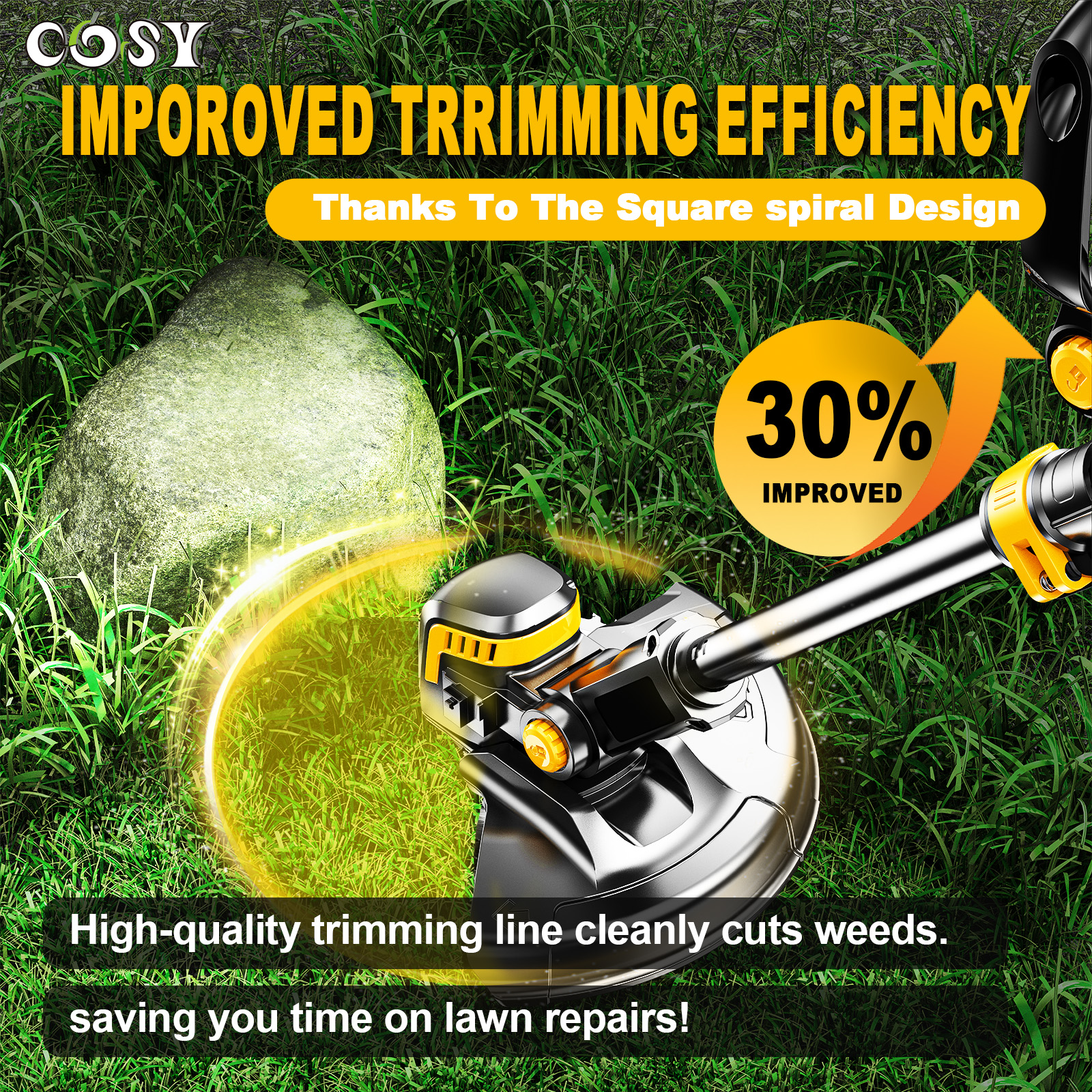 2PCS 2.4/2.7/3.0mm*15m Round Trimmer Steel Nylon Wire Rope Cord Line Brush Cutter Long Grass Replacement Lawn Mower Accessories