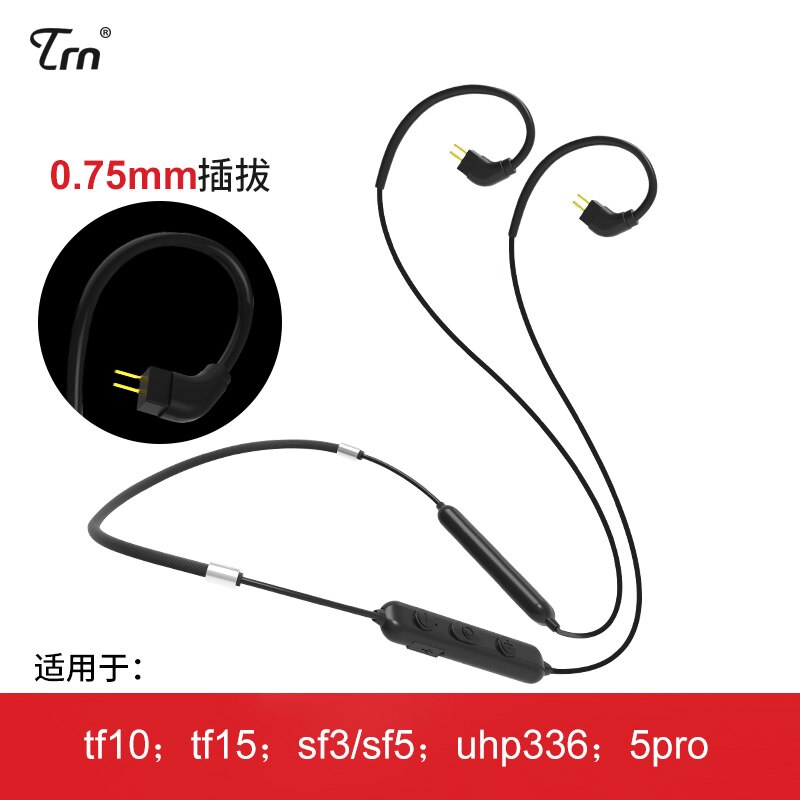 TRN BT10 Wireless Bluetooth 4.2 APT-X IPX7 Waterpproof Cable HIFI Earphone 2PIN/MMCX Use For TRN V10 V20 V80 V90