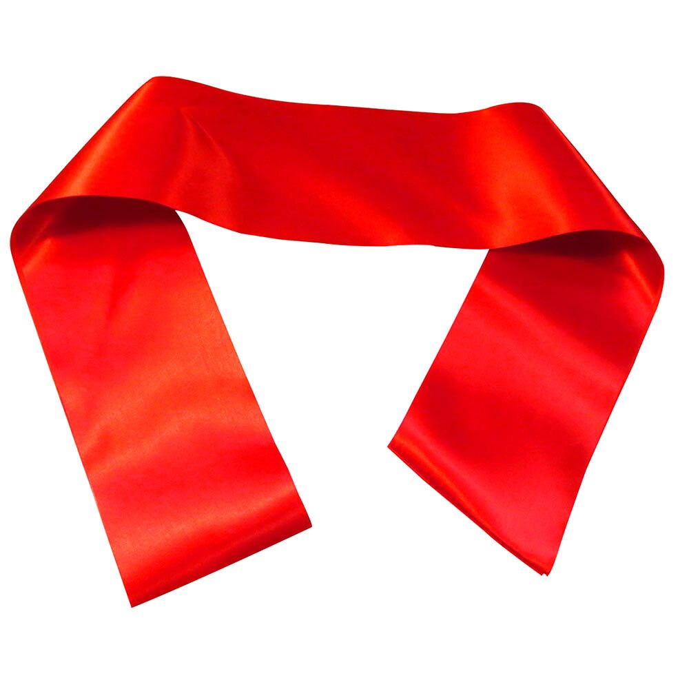 5pcs as a lot Blank ribbon plain sash 10 colors fabric Red blue white etc satin for wedding birthday baby shower DIY: Red
