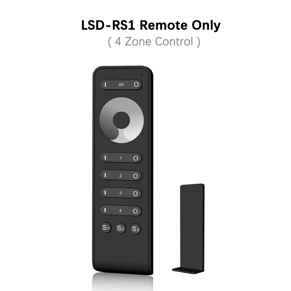 AC Triac LED Dimmer 220V 230V 110V Wireless RF Dimmable Knob Switch With 2.4G Remote Controller for Single Color LED Bulb Lamps: LSD-RS1 Remote Only