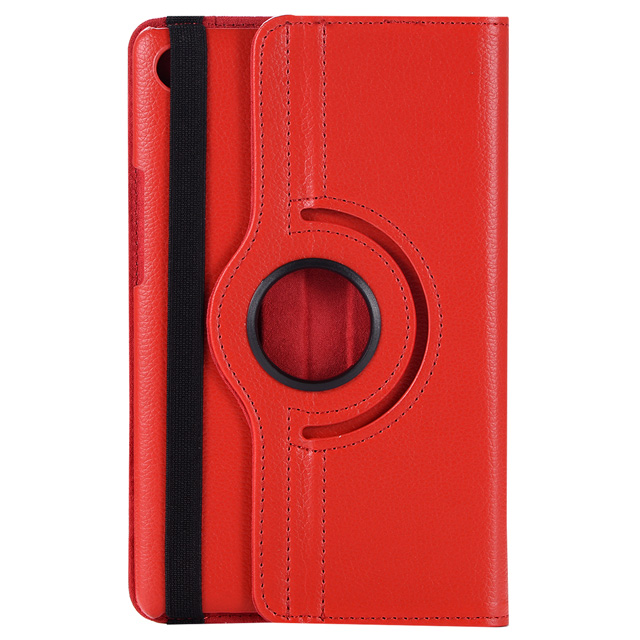 Nowy Coque dla Samsung Galaxy Tab 3 8.0 SM-T310 T311 przypadku 360 obrót inteligentny stojak PU etui do Samsung Tab 8.0 T310 T311 360 przypadku: Red