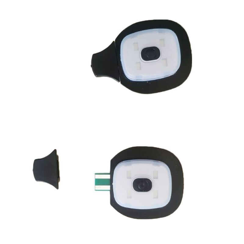 Usb ladattava 4 led ulkona urheilu pipo hattu valo lamppu talvi kulumista unisex neulottu korkki tarvikkeet osat paristokäyttöiset