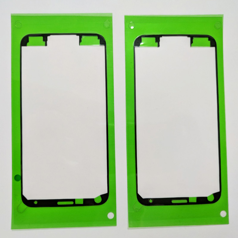 2 stücke Original neue Für Samsung Galaxis S 5 G9006V Kleber Kleber Für Samsung S5 Vorne LCD Anzeige Rahmen Lünette aufkleber