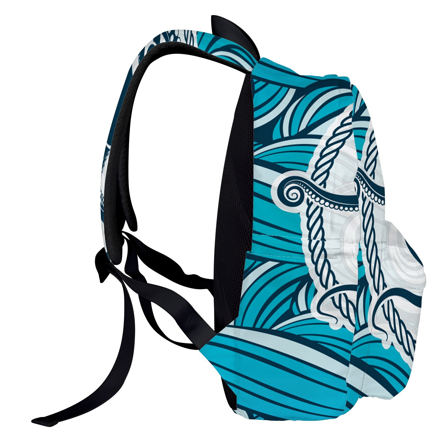 Octopus Anchor Backpack College Students Laptop Backpack Book Bag Casual School Bag