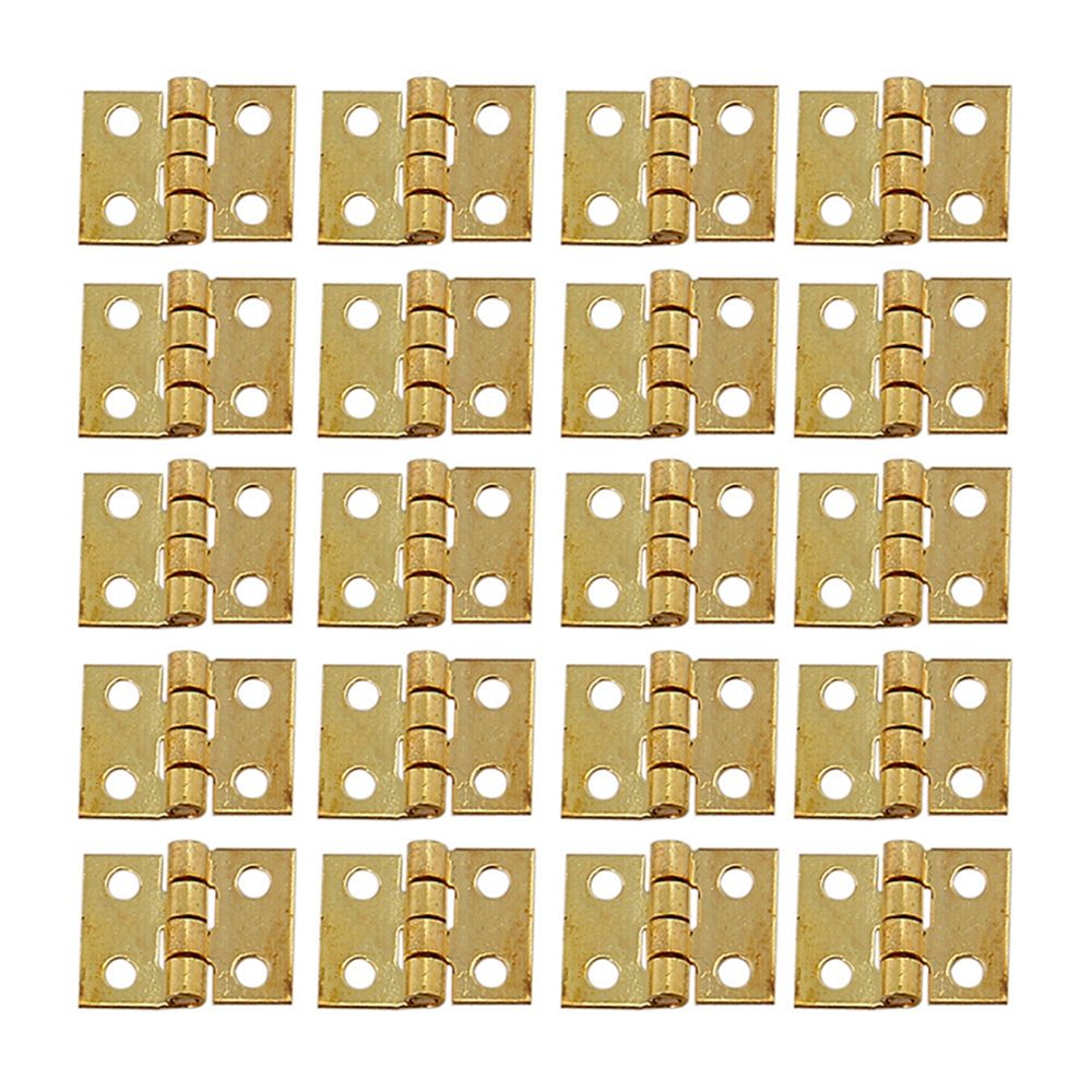 20 Stks/set Kleine Mini Scharnieren Metalen Koper Kastdeur Scharnieren Voor Huis Meubels Scharnier Woondecoratie Leveringen
